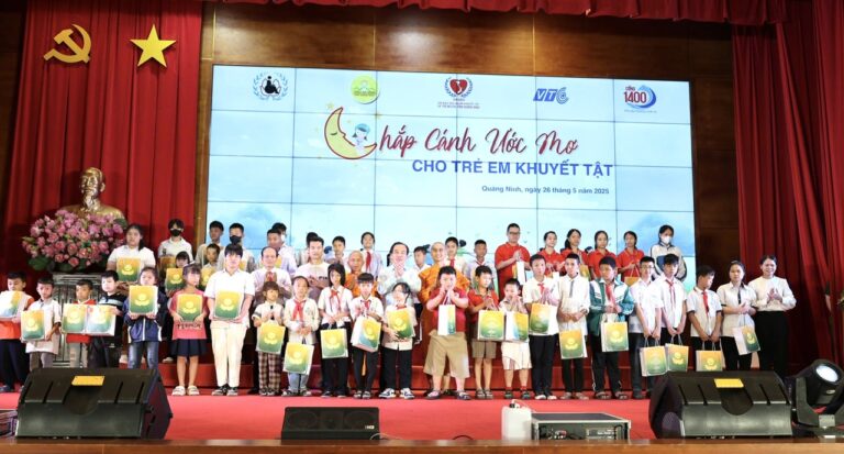 Kết nối yêu thương, sẻ chia đùm bọc trẻ em khuyết tật vượt khó tỉnh Quảng Ninh