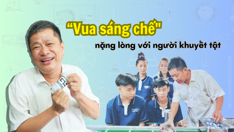 “Vua sáng chế” nặng lòng với người khuyết tật