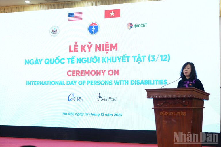 Thúc đẩy hòa nhập xã hội đối với người khuyết tật vì sự tiến bộ của cộng đồng